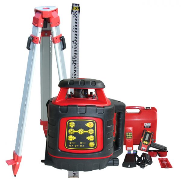 RedBack Lasers EGL624P Laser Package electronic self levelling with tripod and staff horizontal vertical