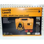 Level1 L203 Box Dual Cross Laser level align plumb and square