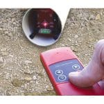 RedBack PL650 Pipe Laser on site Remote Target