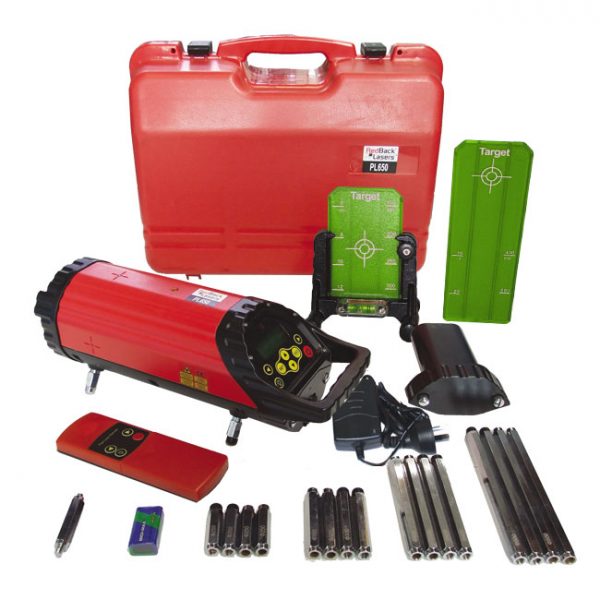RedBack Lasers PL650G Green Pipe Laser Kit