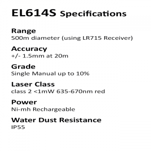 Builders and Construction Laser Specifications