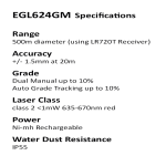 Auto Grade Tracking Laser Level