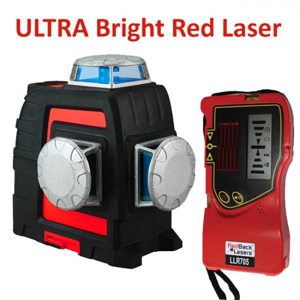 RedBack Lasers 3l360R+ red beam 3D multi line 360 degree laser