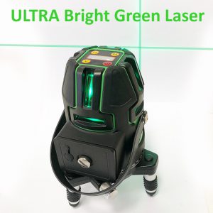 Green Multi Cross Line Laser level with servo electronic leveling