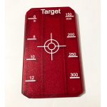 TARGET Small Red - Suitable for the PL650 Pipe Laser Target Holder - Small Red