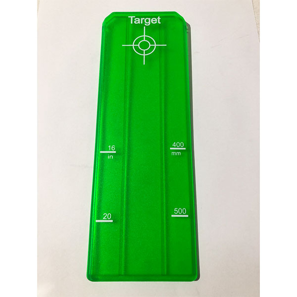 Replacement Large Green Laser Target for Pipe Laser