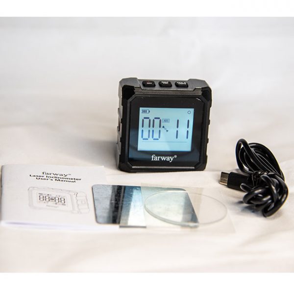 Farway lomvum digital inclinometer casting lasers angle finder level