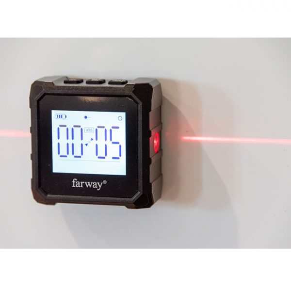 Digital inclinometer level with lasers