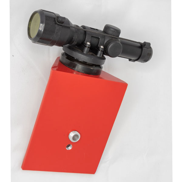SAB37S Scope Alignment Bracket with Scope attached for fencing