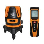 L203/LS607 plus L1-30 - Auto Levelling Multi Cross Line Laser with Plumb plus Laser Distance Measure