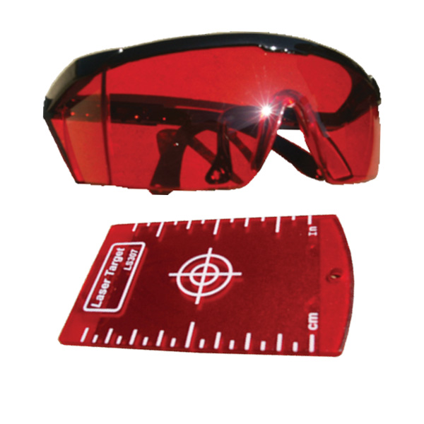 LEK1R laser enhancement kit with red laser glasses and red laser target
