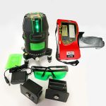 Green Multi-Line Laser with Servo Electronic Self Leveling and Reciever - XLG44+
