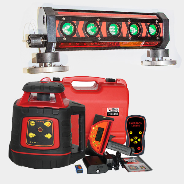 laser & Machine Receiver Combo EL614GM MR706 RedBack Lasers