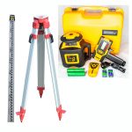 Johnson Level - 40-6535P Rotating Laser with Grade - Package inc Tripod & Staff