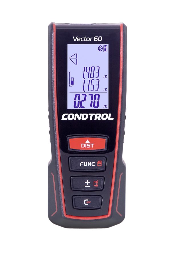 Vector 60 Laser Distance Measure with Bluetooth