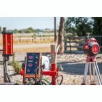 MCR900 Single Receiver Laser Machine Control System in use