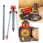 MCR900 + DGL1010GMP - RedBack Machine Control with Single Receiver and Digital Grade Laser Level Combo