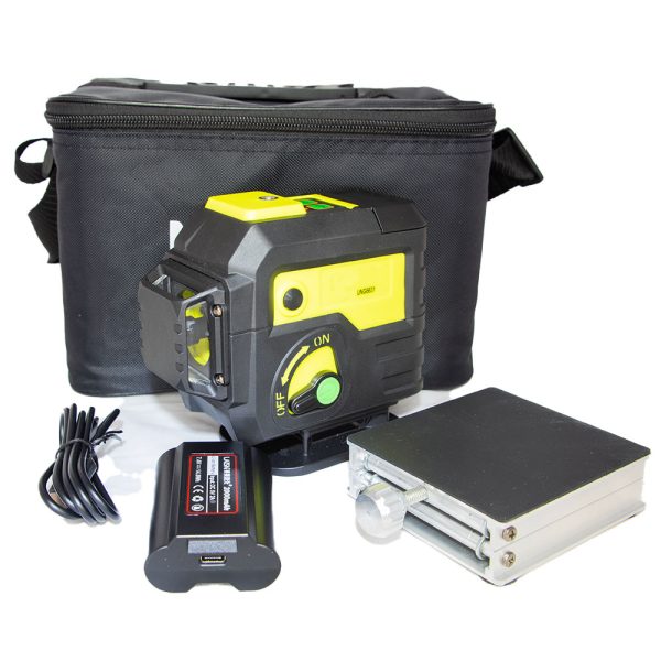 UNG6631B Kit including Laser Li-ion Battery and USB charging cable, Elevasting platform and carry bag