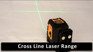 cross line laser range