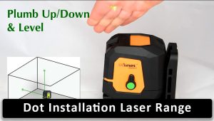 3d Line laser level range