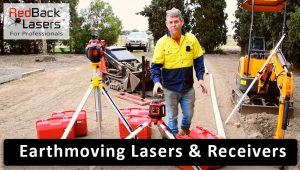 Earthmovers Laser and Receivers Packages Range RedBack lasers