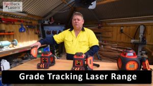 grade tracking laser level range