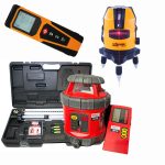 Auto Laser Supreme Bundle with Rotating and Line Lasers plus Laser Measure