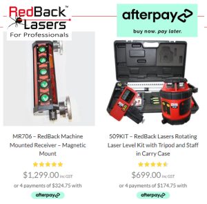 afterpay at RedBack Lasers Shop