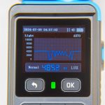LUX Light Meter Graph Display over time