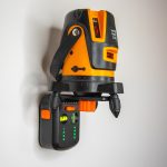 DC10 Suction Laser Mount with laser placed on top