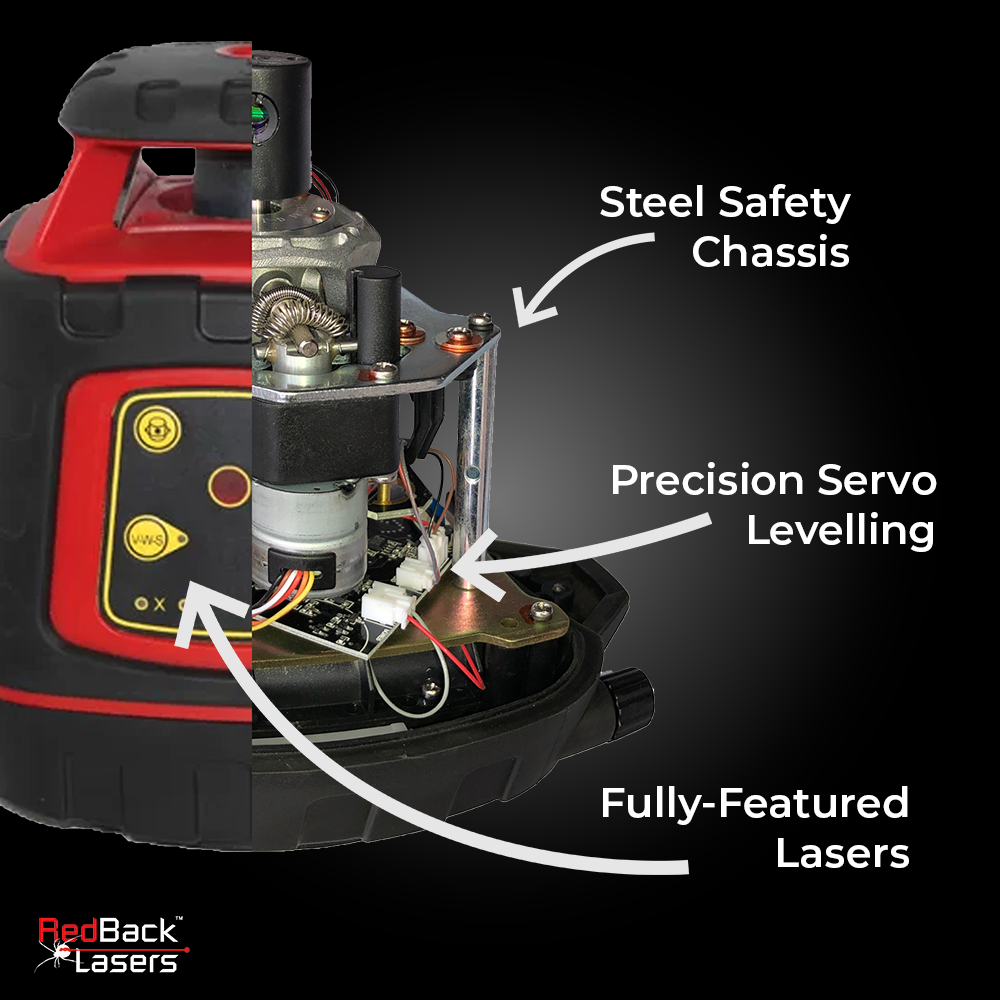 Laser X-Ray Post 03A Rotating Laser Internal Xray Image Steel Chassis