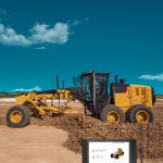 FJD H36 3D Motor Grader Control System in action